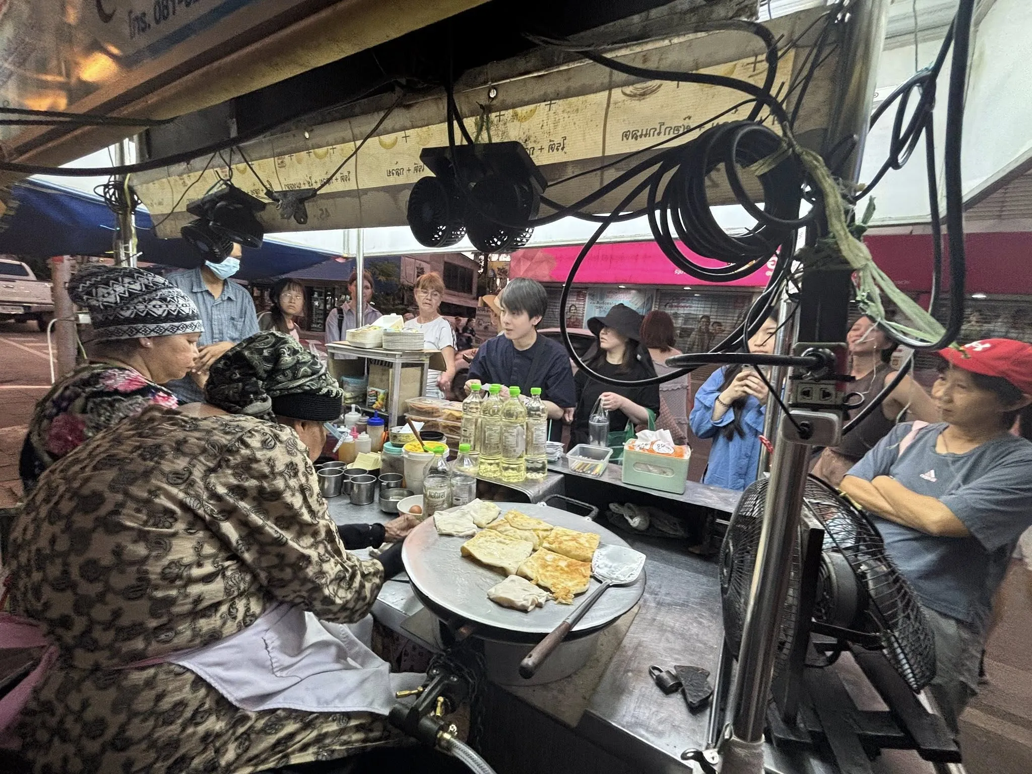 焼きたてのロティ